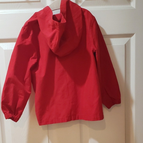 Old Navy Kids Bright Red Raincoat Size 4T - Picture 4 of 6